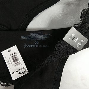 Torrid Curve, size 00 cotton bottom thong